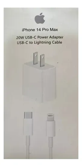 Cargador iPhone 14 Pro Max Certifcad Carga Rápida 20w Tipo C